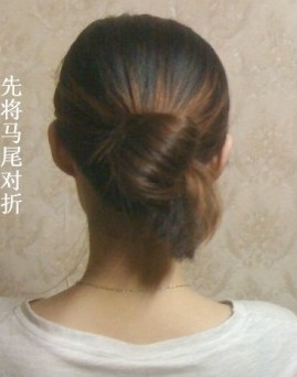 韩式盘发的方法（三）